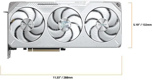 Alt view image 9 of 13 - GIGABYTE Gaming Radeon RX 9070 XT 16GB GDDR6 PCI Express 5.0 x16 Graphics Card GV-R907XGAMINGOCICE-16GD