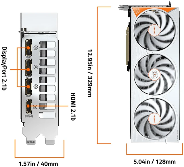Alt view image 9 of 10 - GIGABYTE AORUS GeForce RTX 5060 8GB GDDR7 PCI Express 5.0 x8 Graphics AORUS GeForce RTX 5060 ARI
