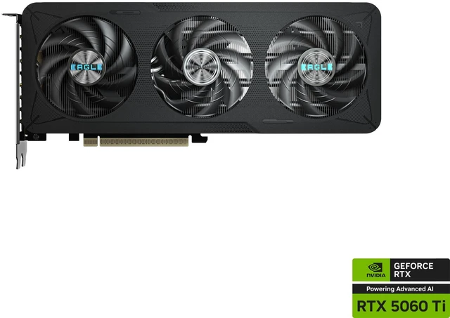 Alt view image 2 of 9 - GIGABYTE Eagle GeForce RTX 5060 Ti 16GB GDDR7 PCI Express 5.0 x8 ATX Graphics Card GV-N506TEAGLEMAX OC-16GD