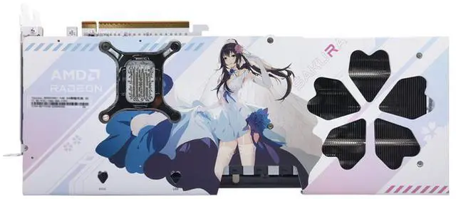 Alt view image 2 of 5 - Yeston Radeon RX 9070 XT 16GB GDDR6 PCI Express 5.0 x16 Graphics Card RX9070XT