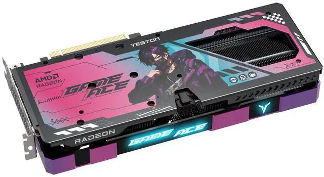 Alt view image 2 of 5 - Yeston Radeon RX 9060 XT 16GB GDDR6 PCI Express 5.0 Graphics Card RX9060XT