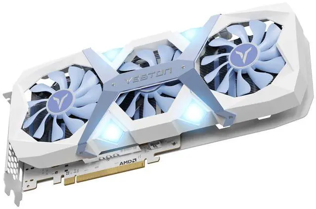Alt view image 3 of 5 - Yeston Radeon RX 9060 XT 8GB GDDR6 PCI Express 5.0 Graphics Card RX9060XT