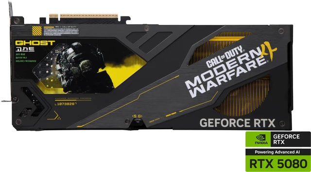 Alt view image 2 of 10 - MSI GeForce RTX 5080 16GB GDDR7 PCI Express 5.0 x16 ATX Graphics Card RTX 5080 16G COD MW4 EDITION OC