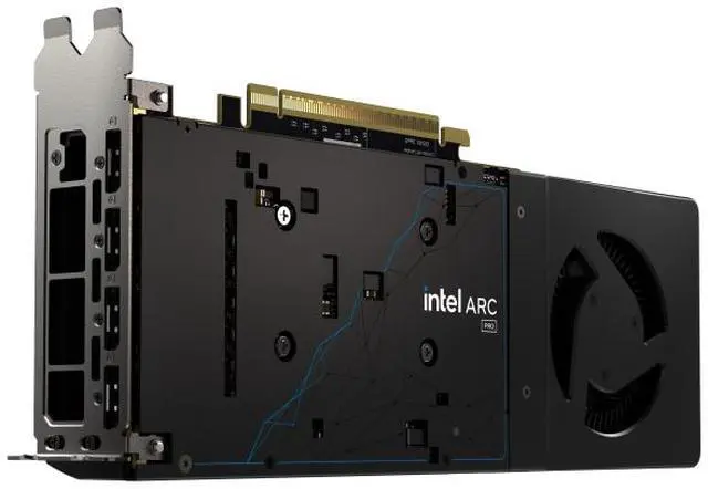 Alt view image 5 of 6 - ARKN INTEL ARC PRO B60 24GB GDDR6 GRAPHICS CARD Quad DP 8357-00128 (Brown box)