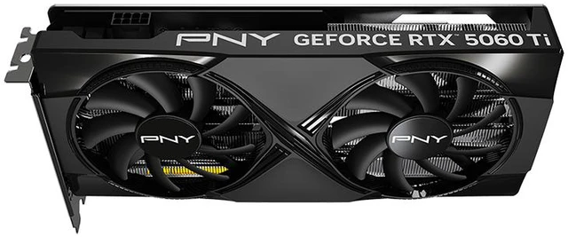 Alt view image 6 of 9 - PNY DUAL FAN OC GeForce RTX 5060 Ti 8GB GDDR7 PCI Express 5.0 x8 ATX Graphics Card RTX 5060 Ti 8GB DUAL FAN OC