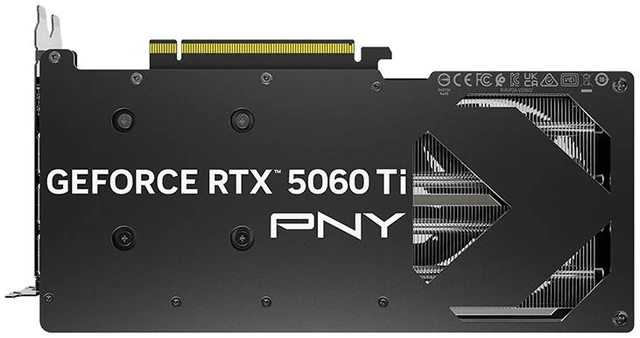 Alt view image 9 of 9 - PNY DUAL FAN OC GeForce RTX 5060 Ti 8GB GDDR7 PCI Express 5.0 x8 ATX Graphics Card RTX 5060 Ti 8GB DUAL FAN OC