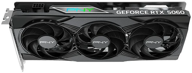 Alt view image 6 of 9 - PNY ARGB OC GeForce RTX 5060 8GB GDDR7 PCI Express 5.0 x8 ATX Graphics Card RTX 5060 ARGB EPIC-X RGB Overclocked Triple Fan GPU