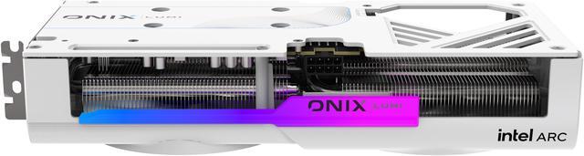 Alt view image 5 of 6 - ONIX LUMI Arc B580 12GB GDDR6 PCI Express 4.0 x8 ATX Graphics Card 8346-00278