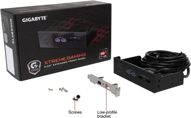 Alt view image 6 of 6 - GIGABYTE VR Extended Front Panel (rev. 1.0)