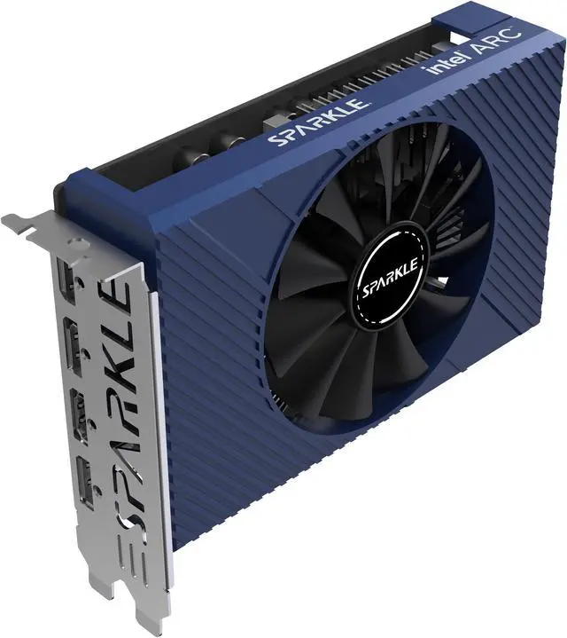 Alt view image 3 of 7 - SPARKLE Intel Arc A380 ELF, 6GB GDDR6, Single Fan, SA380E-6G