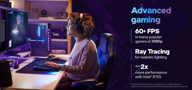 Alt view image 12 of 14 - SPARKLE Intel Arc A580 ORC OC Edition, 8GB GDDR6, ThermalSync, TORN Cooling, Axial Fan, Metal Backplate, SA580C-8GOC