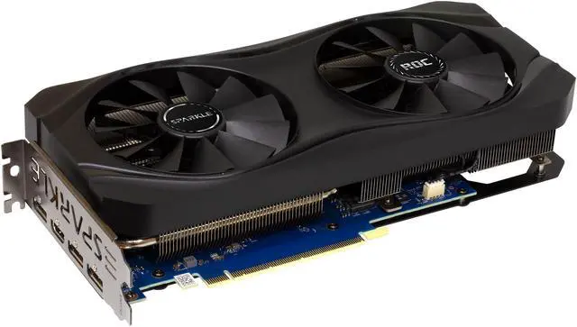 Alt view image 7 of 9 - SPARKLE Intel Arc A770 ROC OC Edition, 16 GB GDDR6, 2x DBB 100 mm Fan , 2.5 Slot , Metal Backplate, SA770R-16GOC