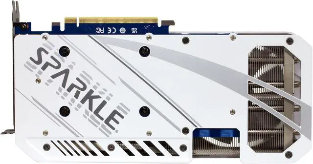 Alt view image 6 of 9 - SPARKLE Intel Arc A770 ROC Luna OC Edition, 16 GB GDDR6, 2x DBB 100 mm Fan , 2.5 Slot , Metal Luna White Edition, SA770RW-16GOC