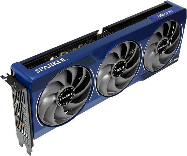 Alt view image 2 of 7 - SPARKLE Intel Arc B580 TITAN OC, 12GB GDDR6, TORN Cooling 2.0, Axial Fan, Breathing Light, Metal Backplate, SB580T-12GOC, Intel Arc B-Series Graphics Card
