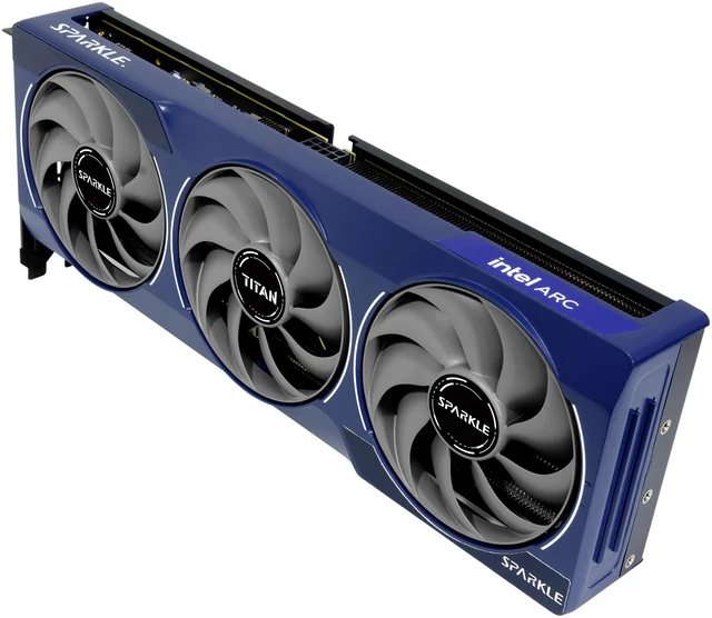 Alt view image 4 of 6 - SPARKLE TITAN OC Arc B580 12GB GDDR6 PCI Express 4.0 ATX Graphics Card Intel Arc B580 TITAN OC