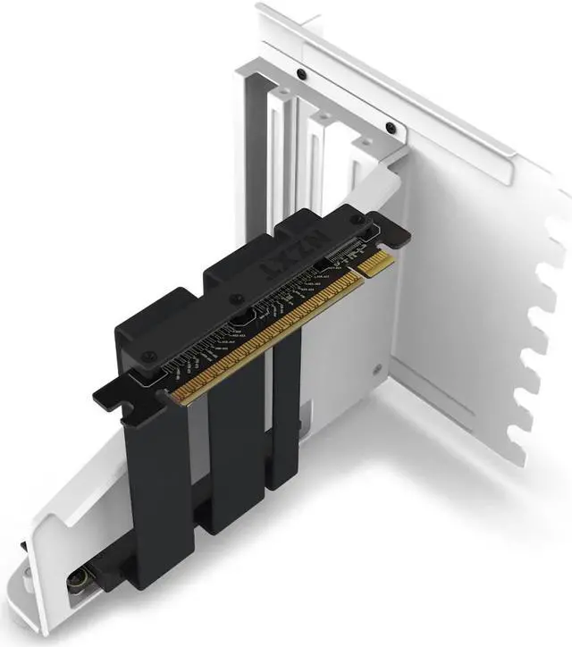Alt view image 2 of 4 - NZXT Vertical GPU Mounting Kit - Matte White AB-RH175-W1