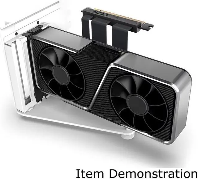 Alt view image 3 of 4 - NZXT Vertical GPU Mounting Kit - Matte White AB-RH175-W1
