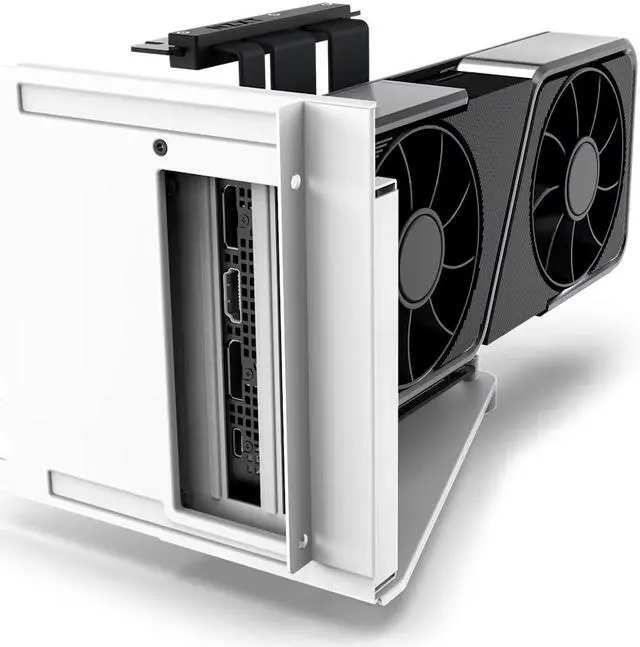 Alt view image 4 of 4 - NZXT Vertical GPU Mounting Kit - Matte White AB-RH175-W1