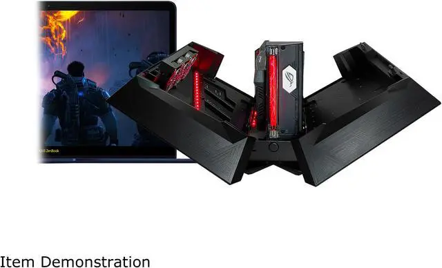 Alt view image 4 of 5 - ASUS Thunderbolt 3 USB 3.0 External Graphics Card Dock Model ROG XG STATION 2