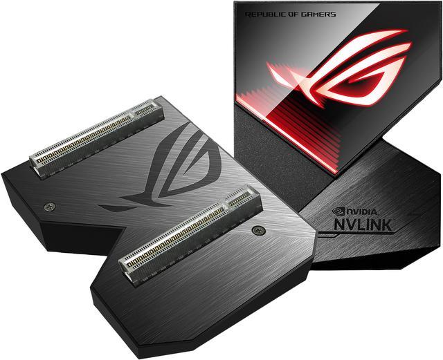 ASUS ROG GeForce RTX NVLink Bridge with Aura Sync RGB, 3 Slot