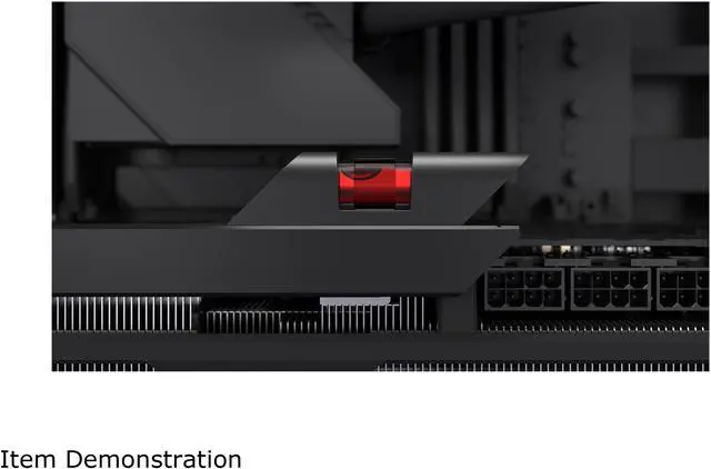 Alt view image 15 of 20 - ASUS ROG Herculx Graphics Card Holder (Tool-free design, Included spirit level, Solid zinc alloy, 72-128mm, Aura Sync)