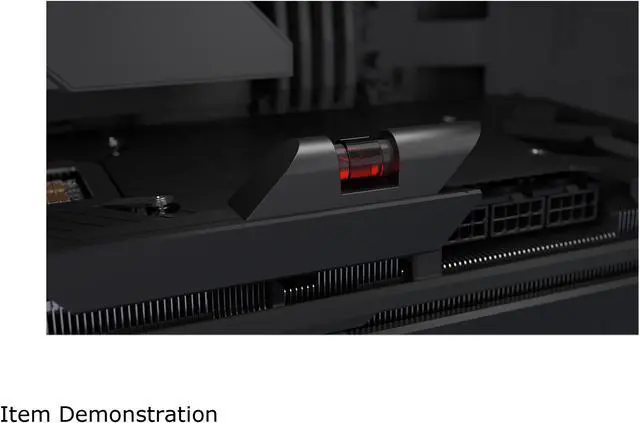 Alt view image 17 of 20 - ASUS ROG Herculx Graphics Card Holder (Tool-free design, Included spirit level, Solid zinc alloy, 72-128mm, Aura Sync)