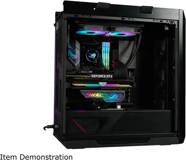Alt view image 20 of 20 - ASUS ROG Herculx Graphics Card Holder (Tool-free design, Included spirit level, Solid zinc alloy, 72-128mm, Aura Sync)