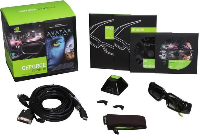 Alt view image 6 of 6 - NVIDIA 3D Vision Glasses Kit w/ Limited Edition Avatar 3D Stereo Glasses Model 942107010007001