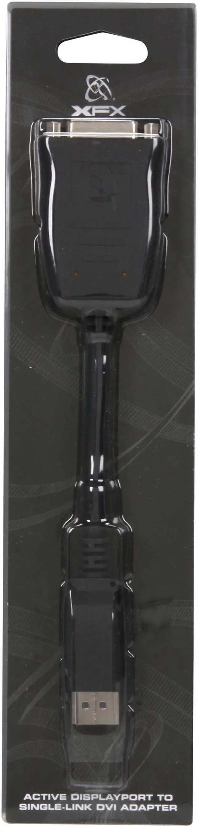 Alt view image 6 of 6 - XFX MA-AP01-PD1K Active DisplayPort to DVI Adapter