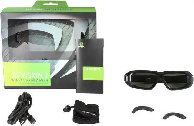 Alt view image 7 of 7 - NVIDIA 3D Vision 2 Wireless Glasses Only Model 942-11431-0003-001