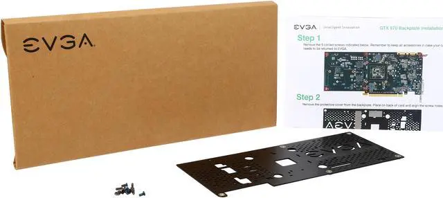 Alt view image 3 of 3 - EVGA GTX 970 Backplate ACX 2.0 Model 100-BP-0972-B9