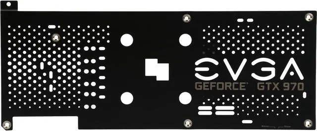 Main image of EVGA GTX 970 SSC Backplate ACX 2.0+ Model 100-BP-3973-B9
