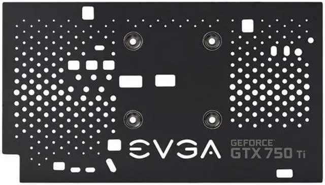 Alt view image 2 of 3 - EVGA GTX 750 Ti Backplate Model 100-BP-3755-B9