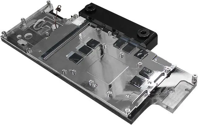 Alt view image 2 of 8 - EVGA Hydro Copper Waterblock for GTX 1080/1070, LED, 6 G1/4 Ports