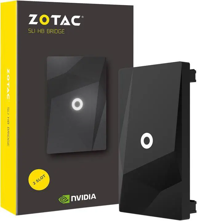 Alt view image 6 of 7 - ZOTAC SLI HB Bridge (2 Slot) Model ZT-SLI0C-10L