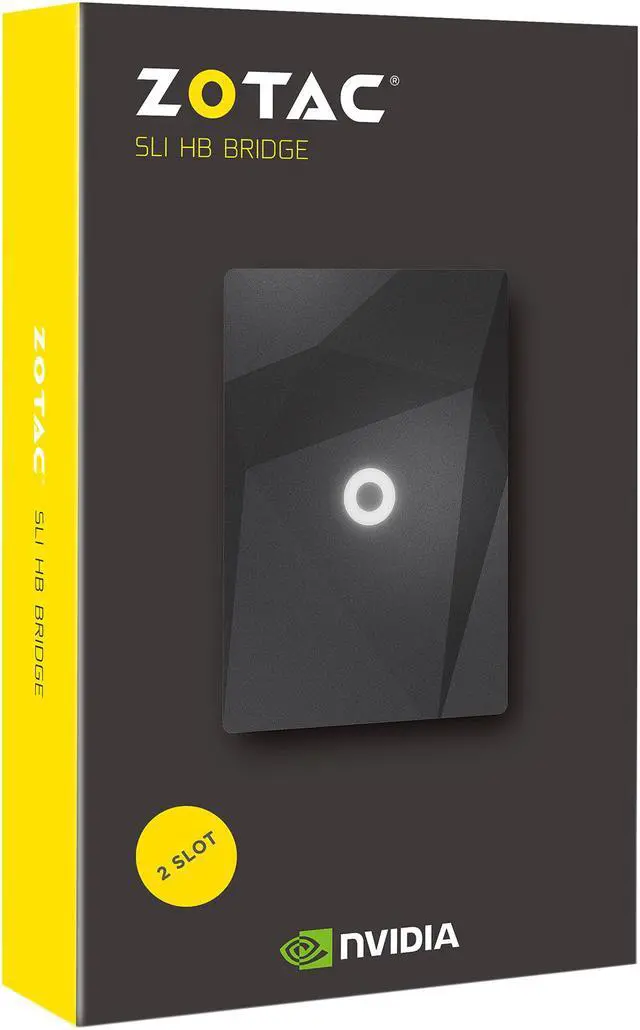 Alt view image 7 of 7 - ZOTAC SLI HB Bridge (2 Slot) Model ZT-SLI0C-10L