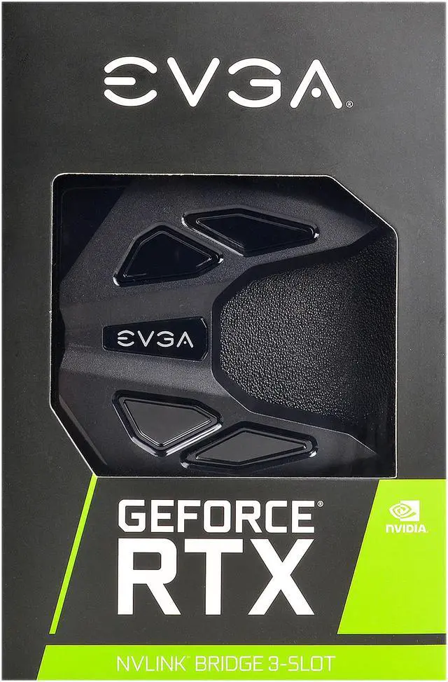 Alt view image 5 of 6 - EVGA GeForce RTX NVLink SLI Bridge, 3-Slot Spacing, RGB LED, 100-2W-0029-LR Model 100-2W-0029-LR