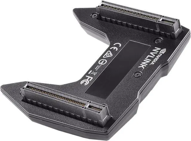 Alt view image 2 of 6 - EVGA GeForce RTX NVLink SLI Bridge, 4-Slot Spacing, RGB LED, Model 100-2W-0030-LR