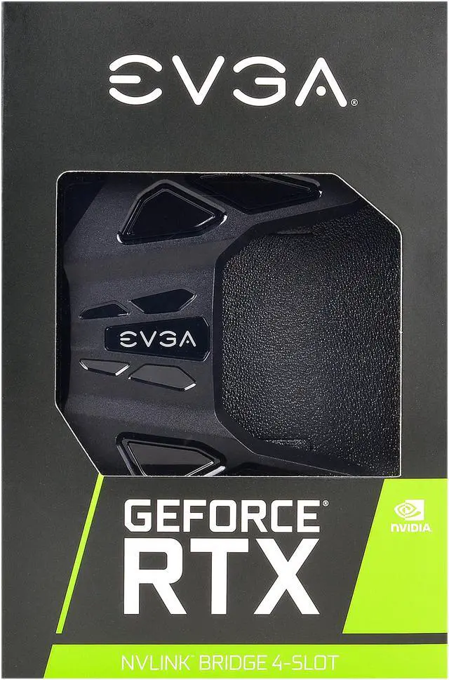 Alt view image 5 of 6 - EVGA GeForce RTX NVLink SLI Bridge, 4-Slot Spacing, RGB LED, Model 100-2W-0030-LR