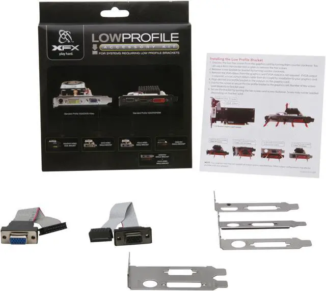 Alt view image 8 of 8 - XFX Low Profile Bracket Kit Model MA-BK01-LP1K