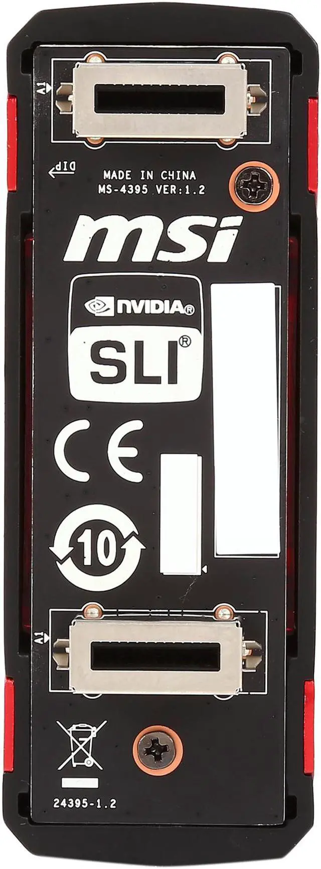 Alt view image 4 of 6 - MSI GAMING SLI BRIDGE (2-Way L) Model 2WAY SLI Bridge L