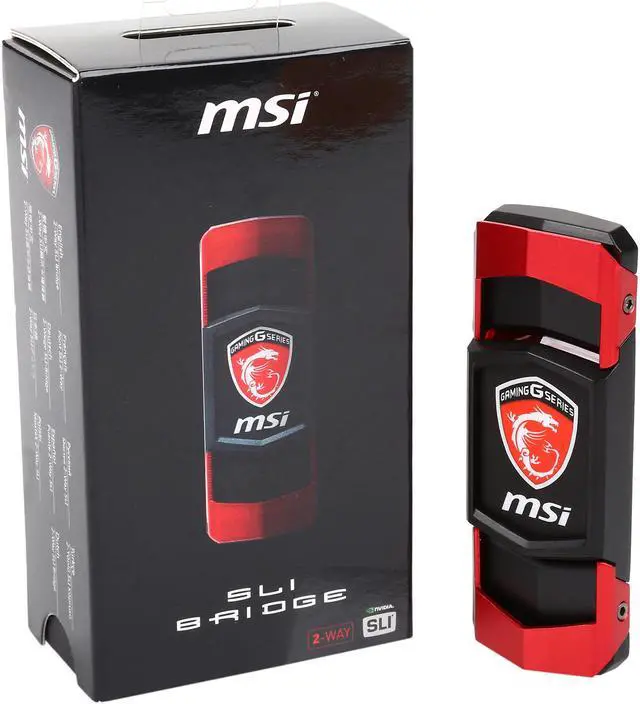 Alt view image 6 of 6 - MSI GAMING SLI BRIDGE (2-Way L) Model 2WAY SLI Bridge L