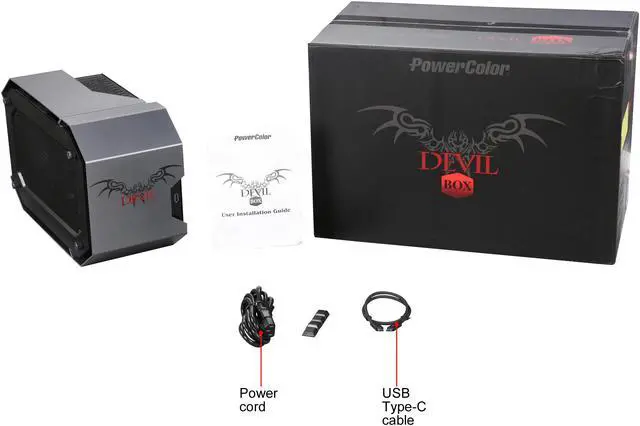 Alt view image 10 of 10 - PowerColor DEVIL BOX Thunderbolt 3 eGFX Enclousure