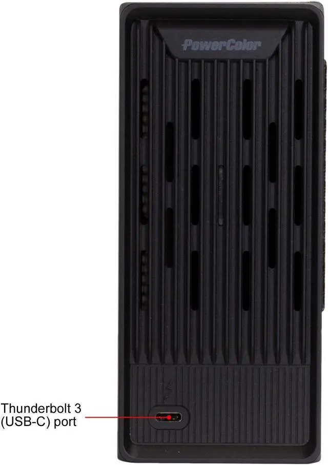 Alt view image 2 of 6 - PowerColor Mini - Thunderbolt 3 eGFX Enclosure for macOS Mojave, Installed RX 560 Graphics Card Inside eGPU