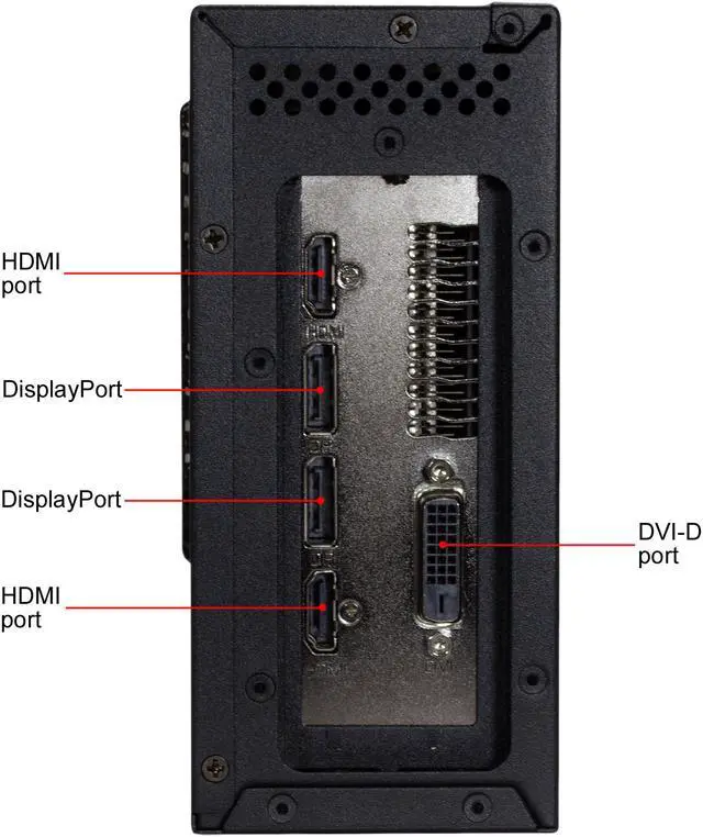 Alt view image 5 of 7 - PowerColor Mini Pro - Thunderbolt 3 eGFX Enclosure for macOS High Sierra, Installed RX 570 Graphics Card Inside eGPU