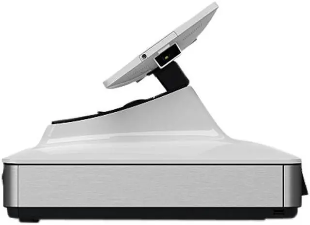 Alt view image 7 of 8 - Elo E475092 PayPoint Plus POS System for 9.7" iPads with Barcode Scanner, Receipt Printer, Cash Drawer, MSR & Customer Facing Display, NA/China - White
