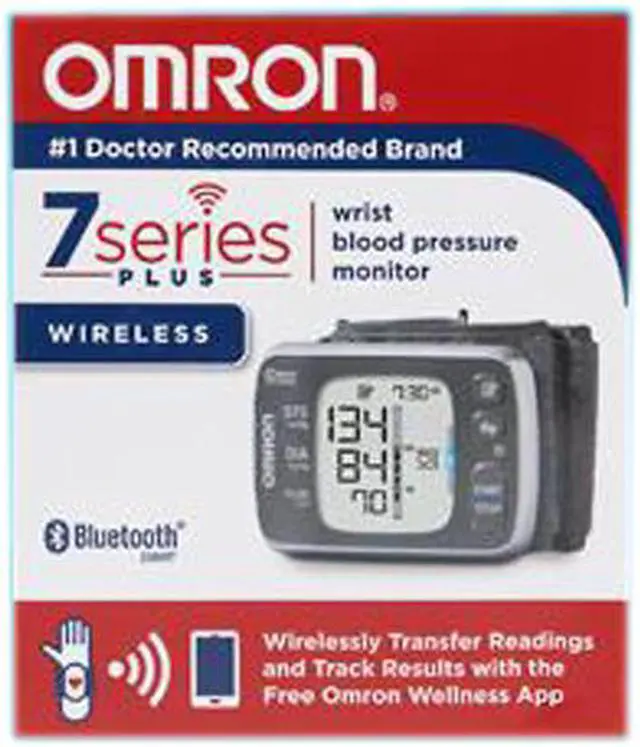 Alt view image 2 of 3 - Omron BP654 7 Series Bluetooth Wrist Blood Pressure Monitor