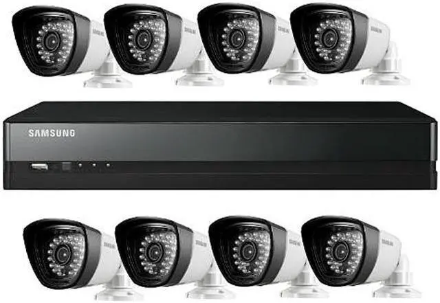 Main image of Samsung SDS-P5082 16 Channel 960H DVR Security System w/ 8 x 720TVL True Day & Night Outdoor Camera