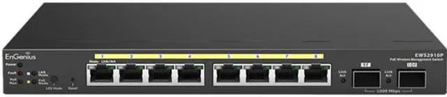 Main image of Engenius EWS2910P Neutron Wlan Controller Switch Is An 8-Port Gigabit Poe Layer