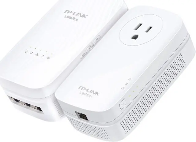 Alt view image 2 of 2 - TP-Link TL-WPA8730 KIT AC1750 Range Extender, AV1200 Powerline Edition